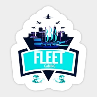 Fleet gaming Ruby heart logo Sticker